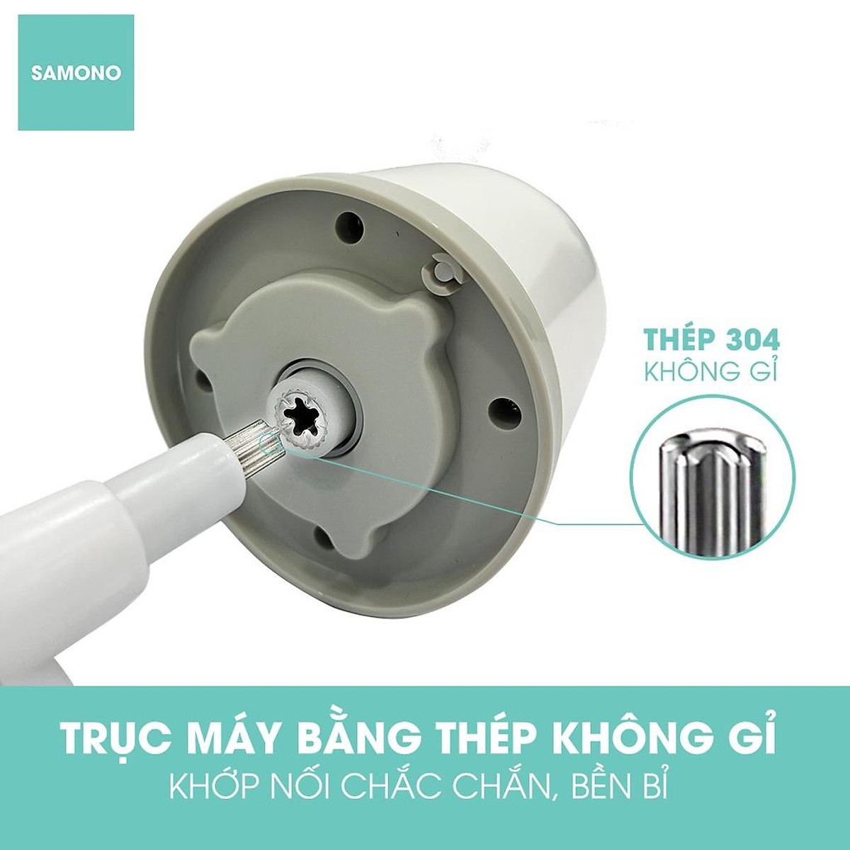 Máy xay thực phẩm đa năng SAMONO SW069 xay thịt rau củ quả công suất lớn 350W - Hàng chính hãng