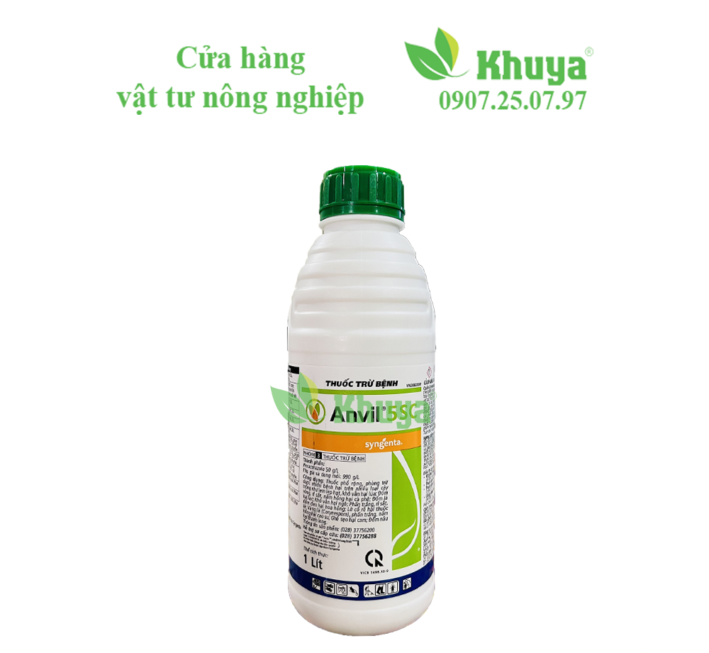 Thuốc trừ bệnh Anvil 5SC 1 lít Syngenta Thán Thư - Đốm Lá