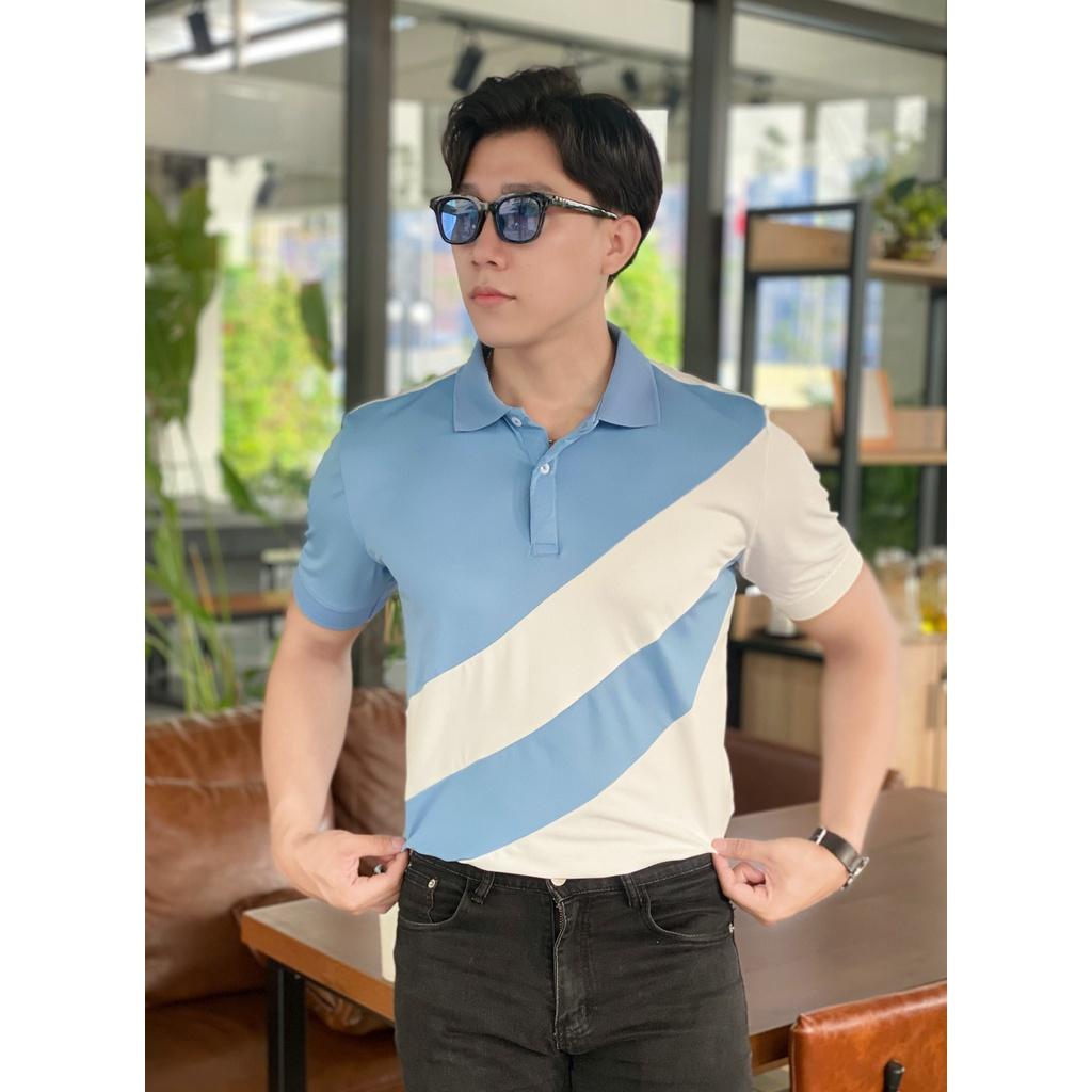 ÁO THUN CỔ BẺ TAY NGẮN , THUN POLO XỊN THỜI TRANG HÀN QUỐC FORM ÁO CHUẨN ÔM NGƯỜI