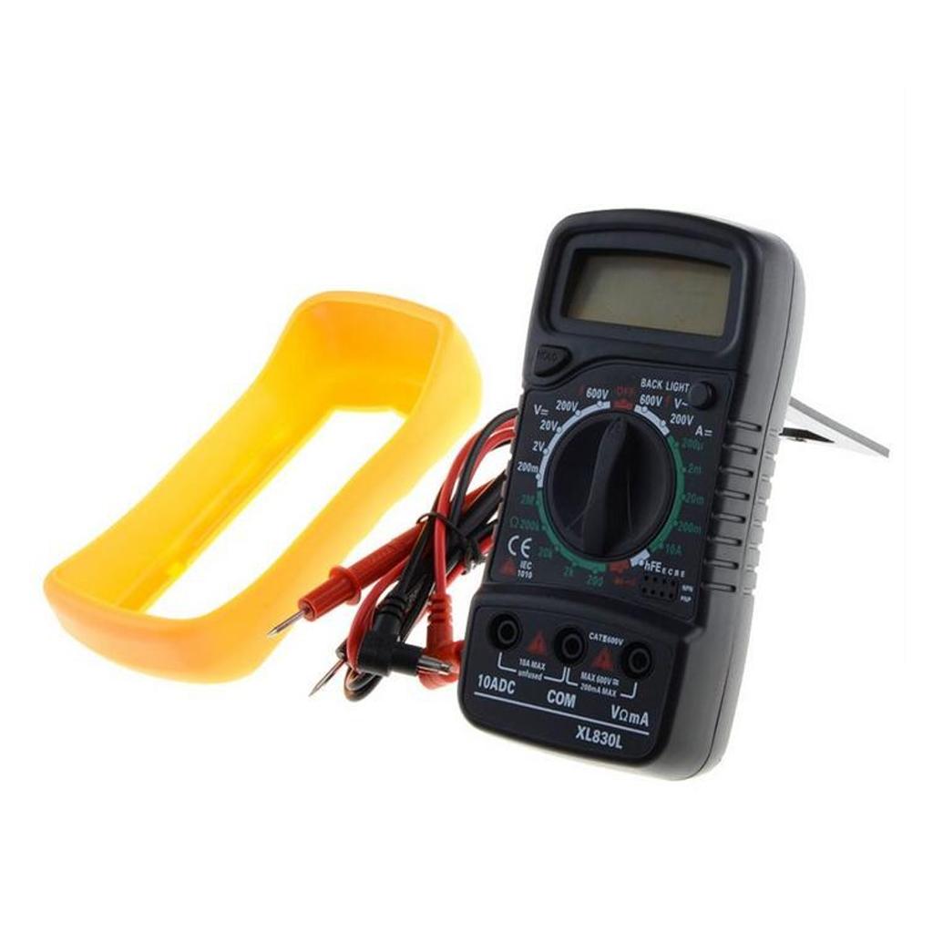 XL830L Portable LCD Auto Ranging Digital Multimeter AC DC OHM Volt Tester