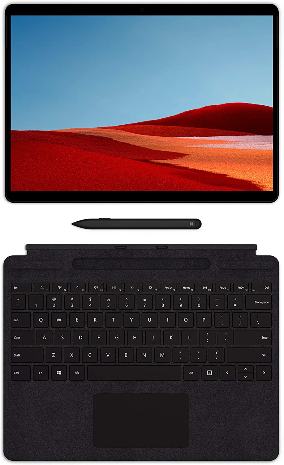 Microsoft Surface Pro X (13/ SQ1TM/ 8GB/ 128GB SSD/ WiFi + 4G LTE/ Black) - Refurbished - Hàng Nhập Khẩu