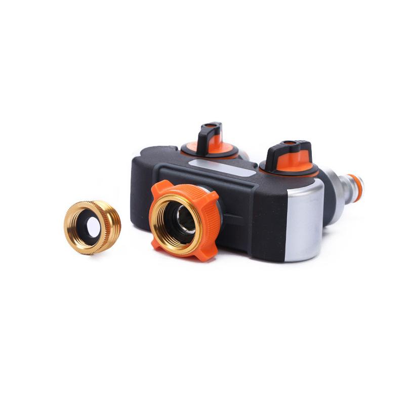 Bộ chia vòi vườn 2 chiều Đầu nối vòi 3/4 '' Y Valve Tap Splitter
