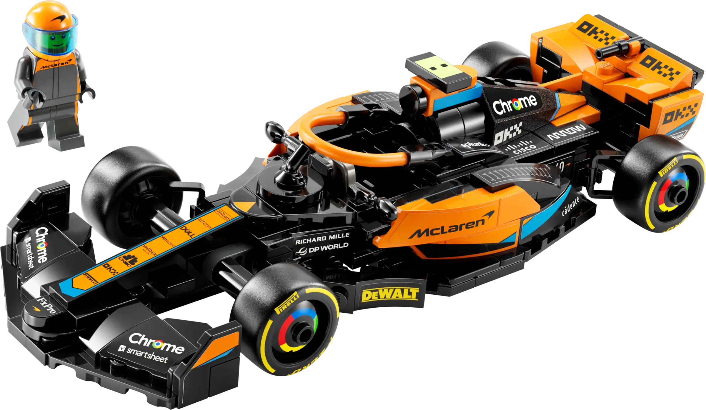 Đồ Chơi Lắp Ráp Siêu Xe Mclaren F1 - 2023 McLaren Formula 1 Race Car - Lego Speed Champions 76919 (245 Mảnh Ghép)