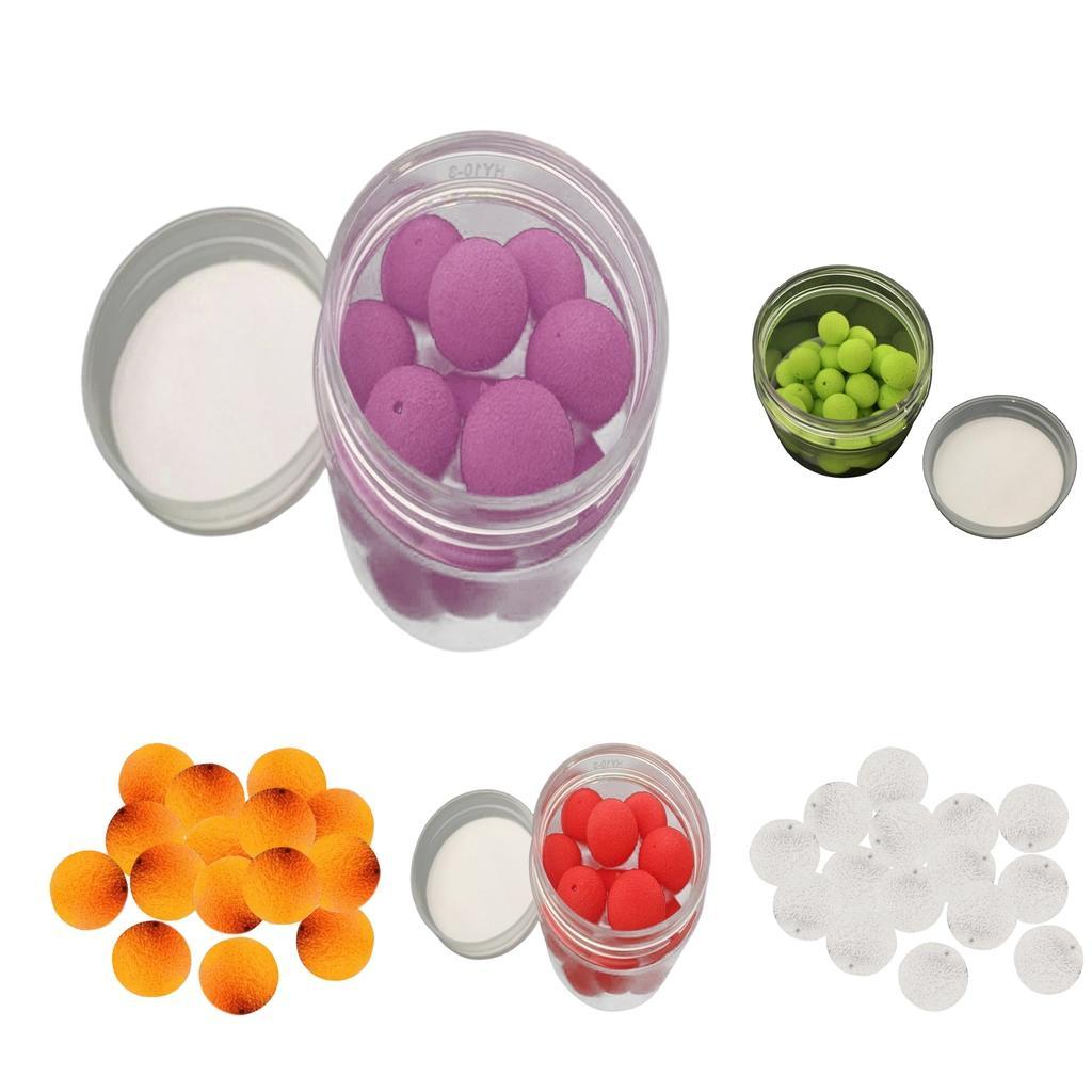 15pcs/box Up Boilies Floating Ball Beads Pellet Carp Fishing Orange