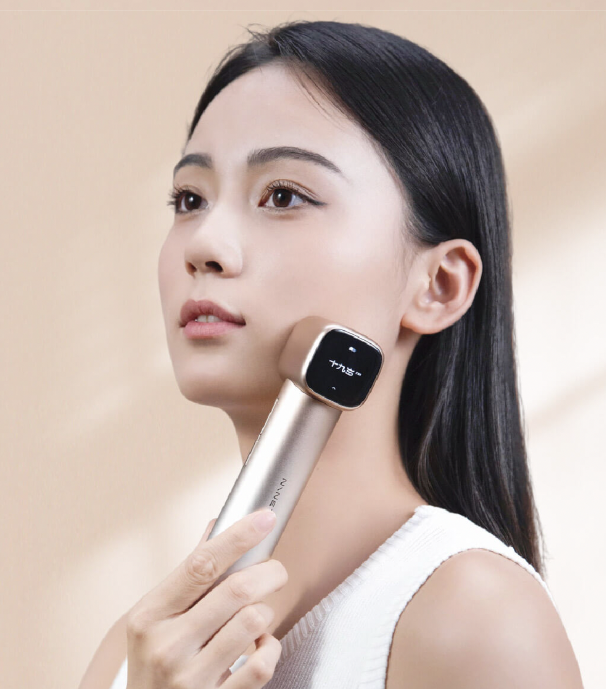 Máy làm đẹp da mặt Cao cấp Xiaomi NINETEEN - Công nghệ tần số vô tuyến RF Collagen Harmer chống lão hoá