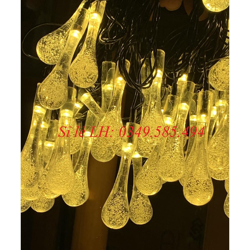 Đèn nháy pha lê 20m, nháy giọt nước lung linh, led trang trí, nháy trang trí tết