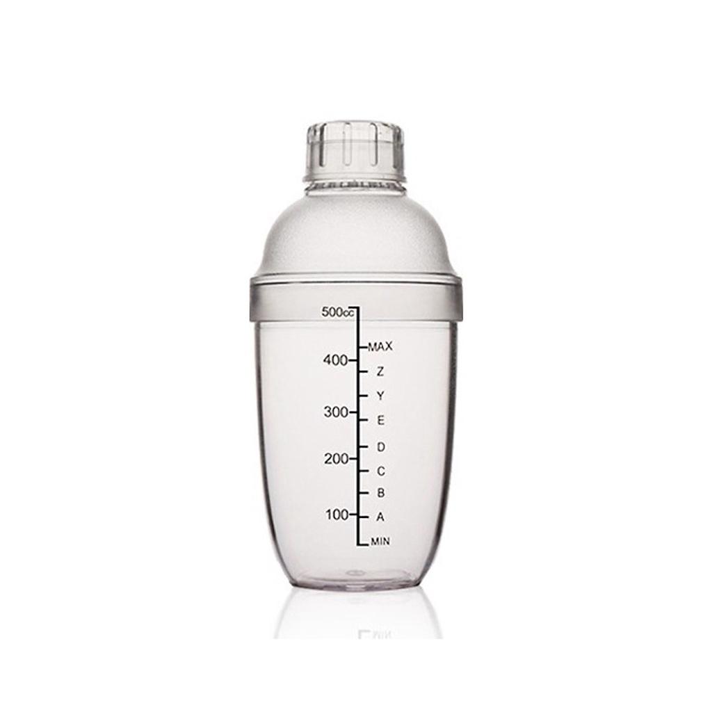 Bình Lắc Cocktail Shaker Nhựa Loại Tốt cái size 530ml