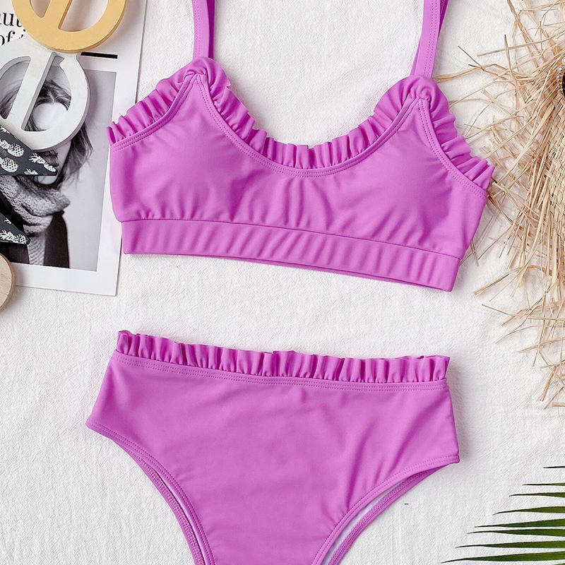 Bikini 2021 Phụ Nữ Cao Cấp Thông Chắc Chắn Đồ Bơi Gợi Cảm Top Tắm Biển Phù Hợp Mặc Đi Biển Bikini Bộ