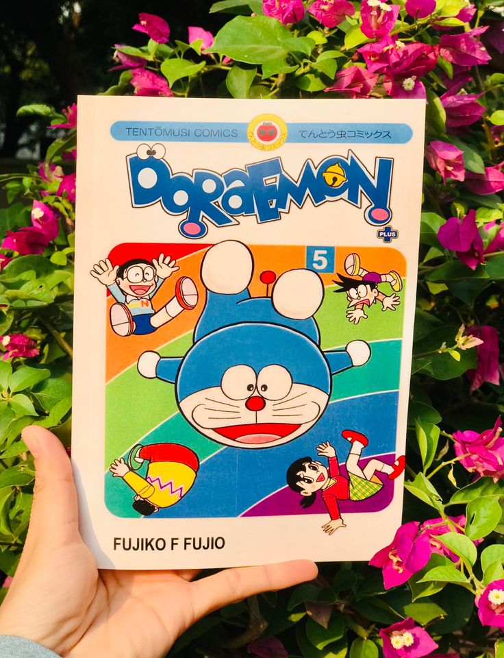 Doraemon và doraemon plus tiếng anh in giấy chống lóa