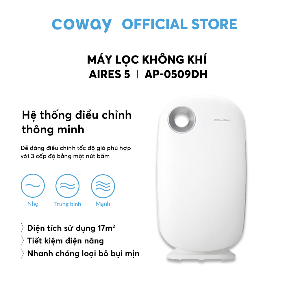 Combo 3 máy lọc không khí Coway Aires (5) AP-0509DH - Hàng chính hãng