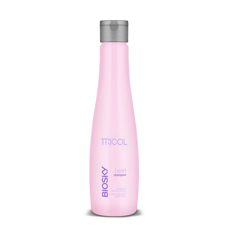 Dầu gội làm sạch gàu và cân bằng dầu cho tóc Italia Tricol Biosky Twin Shampoo