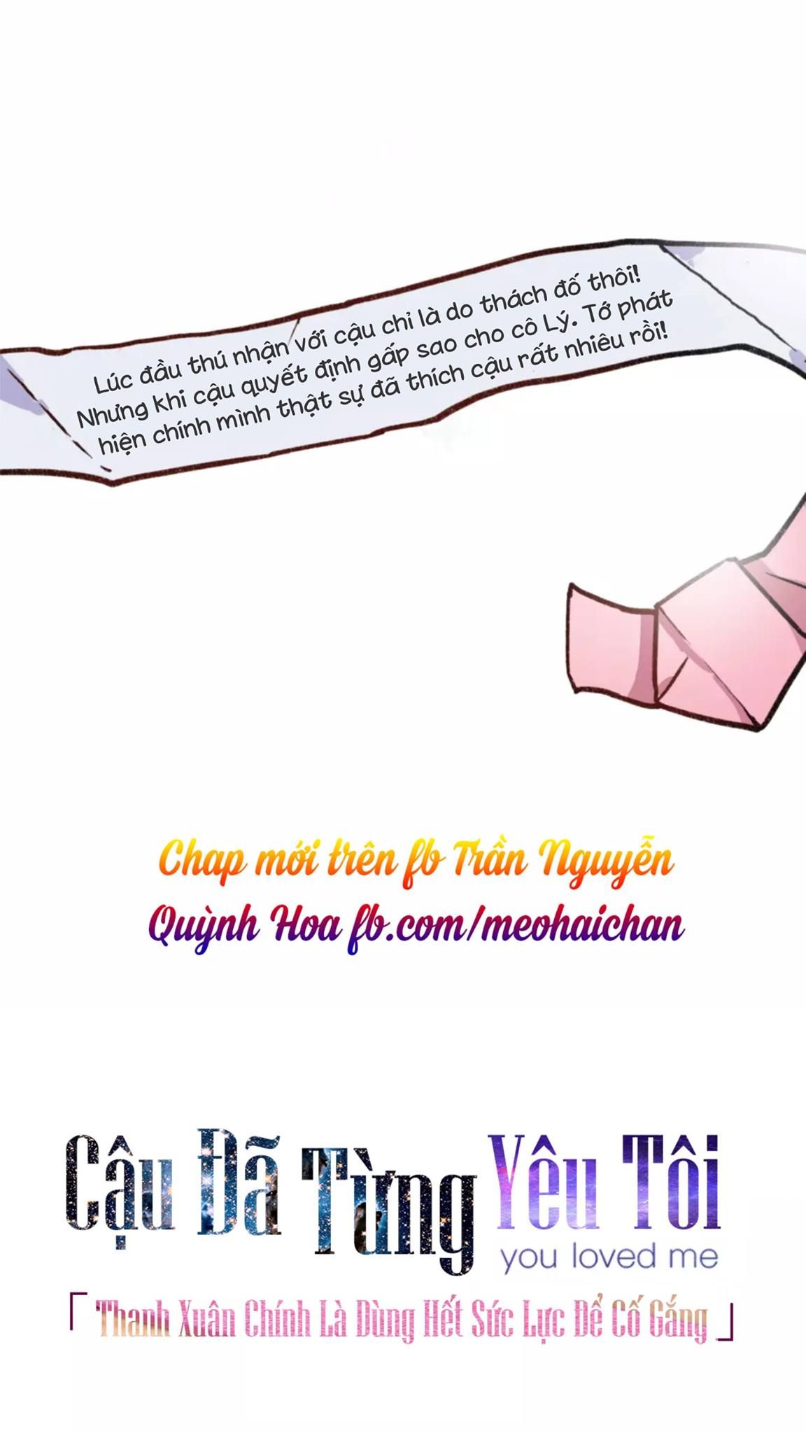 Cậu Đã Từng Yêu Tôi chapter 6 - Trang 50