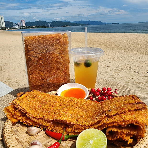 ️ Đặc Sản Nha Trang-Mực Tẩm Gia Vị Cán Mỏng, Cay, Dai, Đậm Đà, Thơm Ngon, Seavy Gói 100g ️