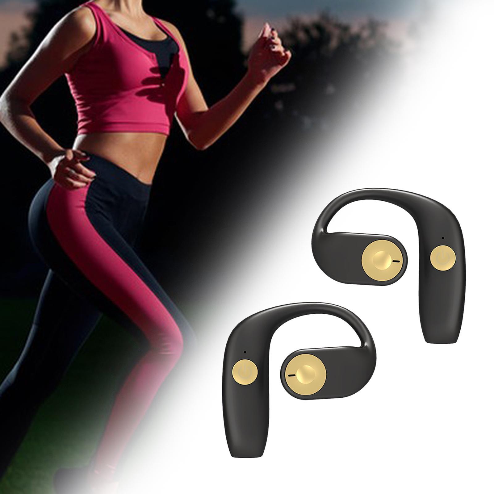 Clip Wireless Headset Ear Hooks Sweatproof Earphones for Workout Driving Gym
