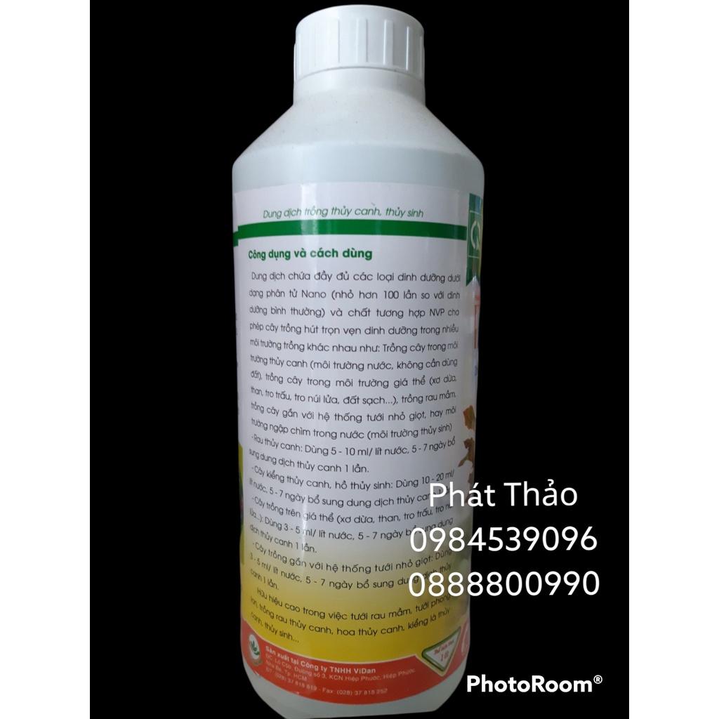 Nước Thủy Canh Bio Life 1 Lít, Dinh dưỡng cho cây trồng trong nước, phát triển