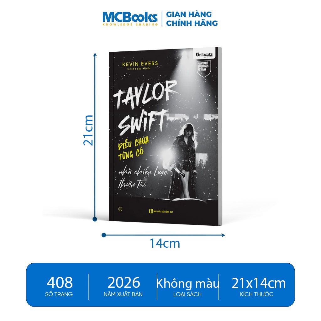 Sách Unibooks - Taylor Swift – Điều Chưa Từng Có – Nhà Chiến Lược Thiên Tài
