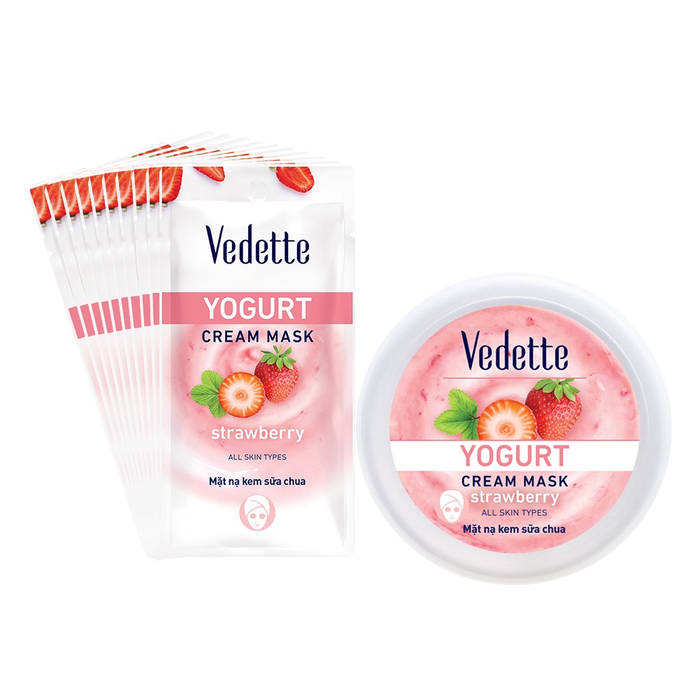Bộ sưu tập mặt nạ kem sữa chua Vedette Clay Mask cho da khô - Mặt nạ sữa  chua | MuaDoTot.com