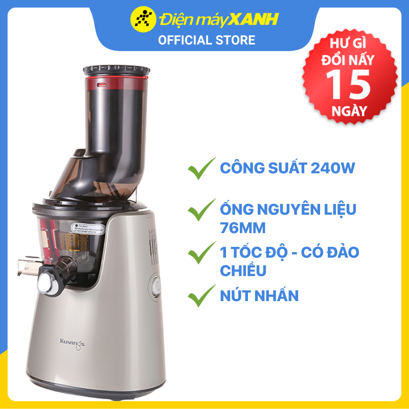 Máy ép chậm Kuvings C7000 bạc - Hàng chính hãng