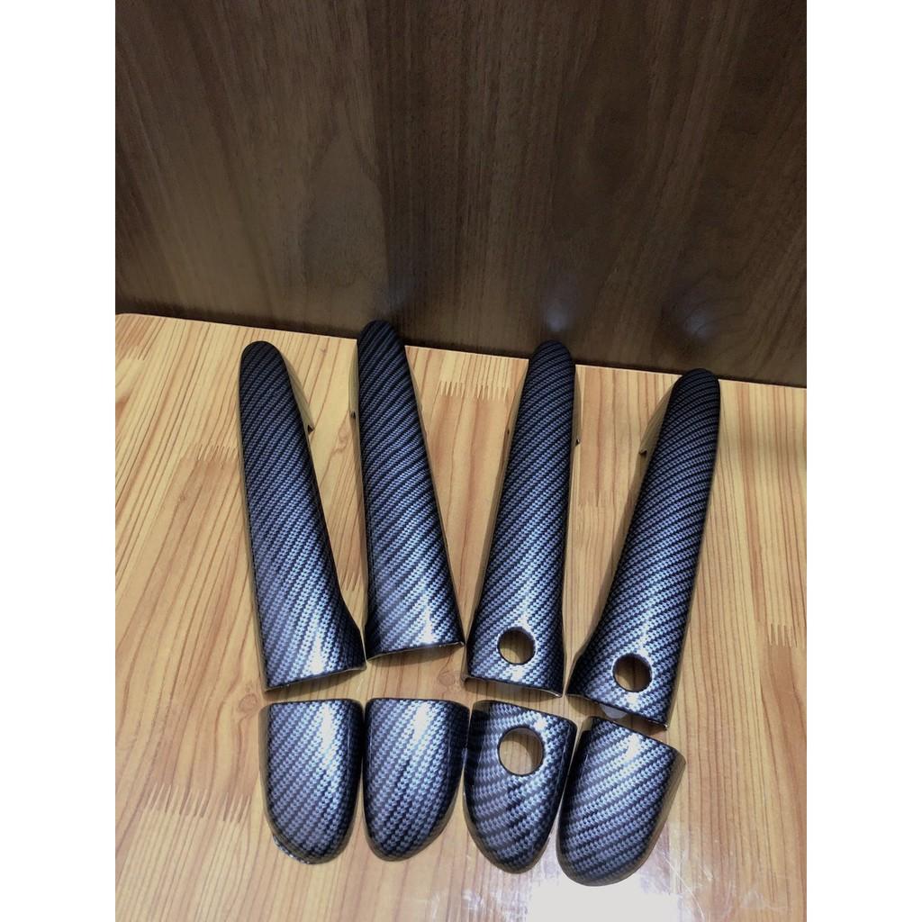 Ốp tay nắm, hõm, chén cửa CACBON xe MAZDA chất liệu CARBON cao cấp