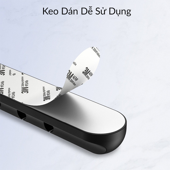 Phụ kiện giữ dây cáp sạc Giá Silicon mini cố định dây cáp sạc cho các thiết bị điện tử trên bàn làm việc - Hàng chính hãng