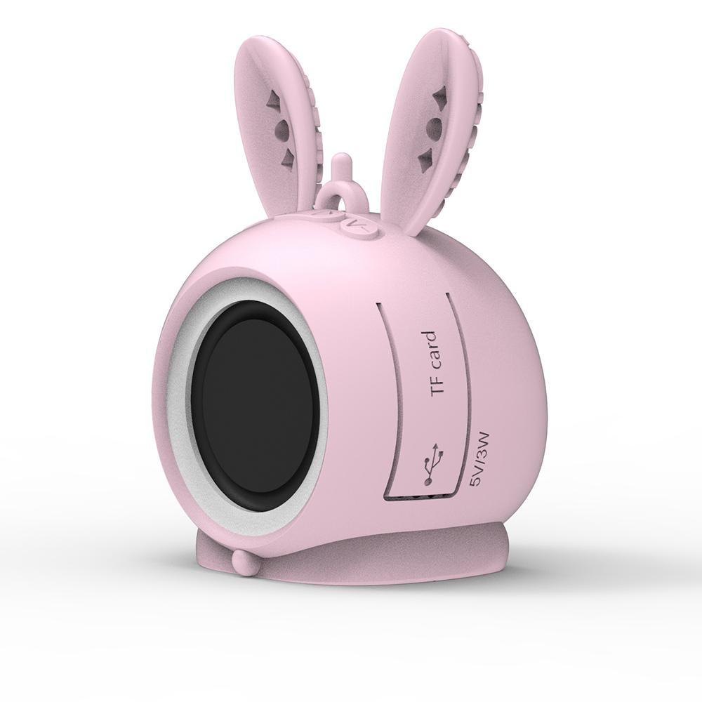 Loa Bluetooth di động Rabbit V5.0 Micrô điều chỉnh âm lượng Màu sắc: Xanh dương