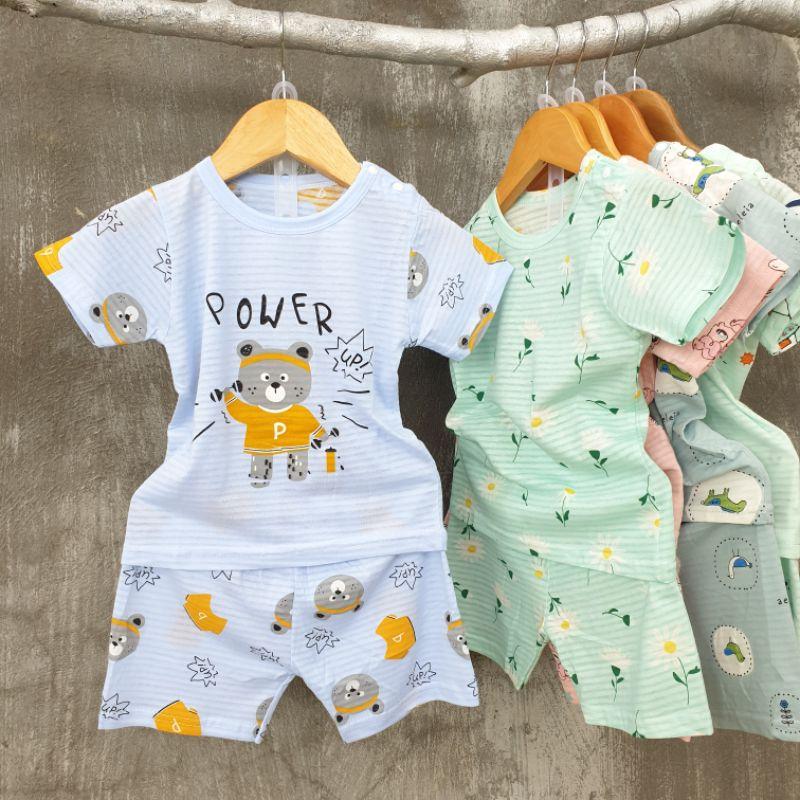Quần áo trẻ em - SET BỘ cotton than tre nhí