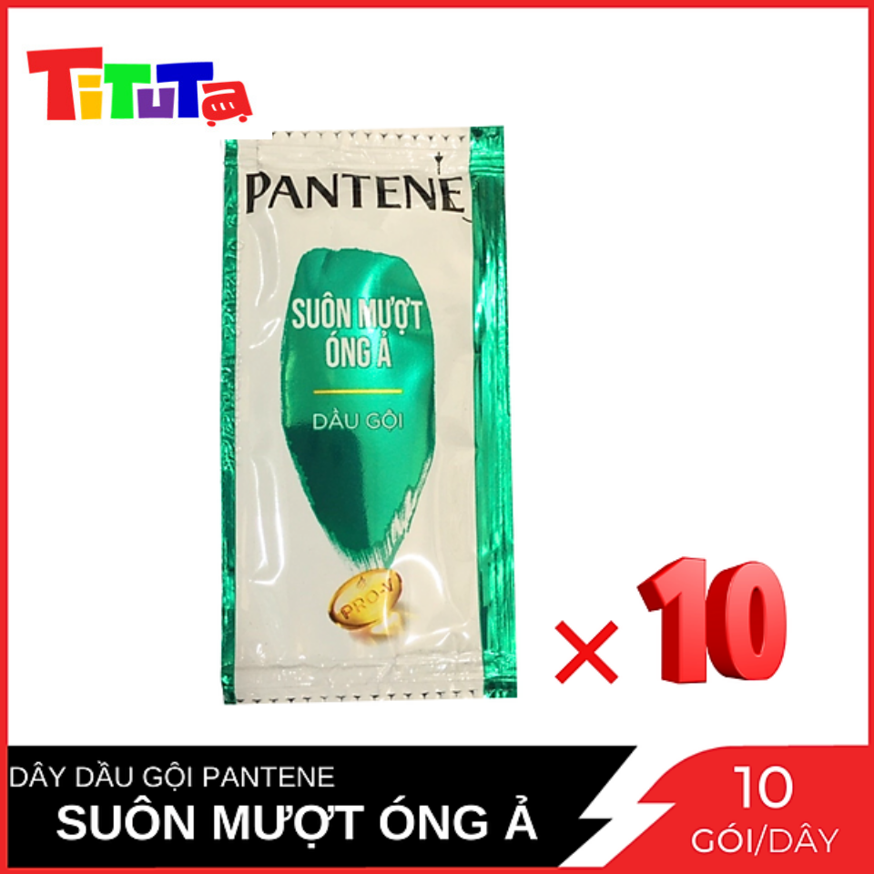 Dây Gội Pantene Suôn Mượt Óng Ả Dây 10 Gói