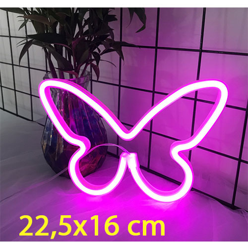 Đèn LED Neon trang trí phòng ngủ, quán dùng pin + USB