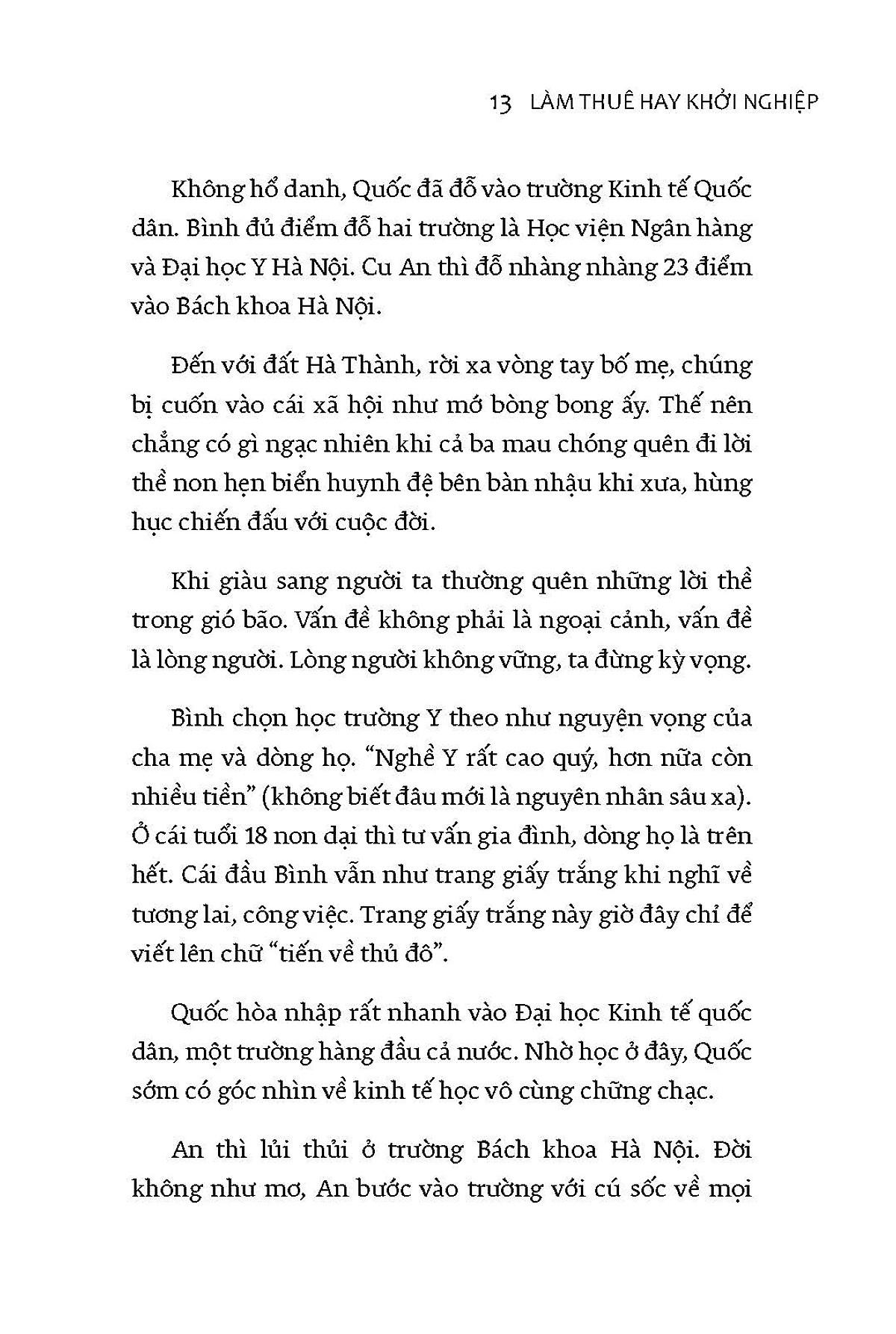 Sách Bí mật tài chính người giàu - Làm thuê hay khởi nghiệp