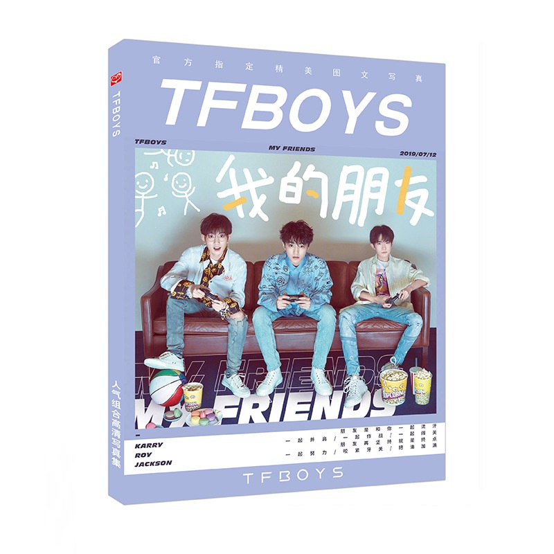 Photobook Tfboys My Friends - Tặng Lomo Tfboys