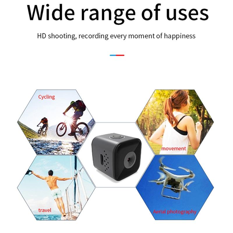 Máy ảnh hành động mini HD 1080p Camera thể thao ngoài trời máy quay phim Mini Video quay video Lặn máy ảnh lặn