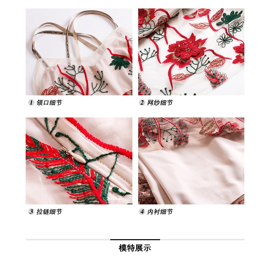 ĐẦM MAXI HỞ LƯNG HOA THÊU NỔI HÀNG QUẢNG CHÂU LOẠI ĐẸP