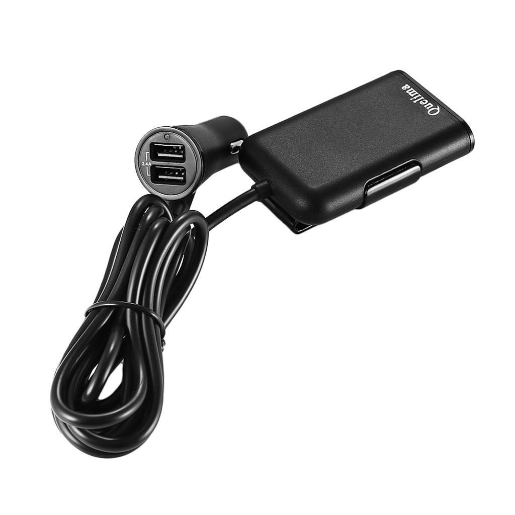 Universal Car Charger Power Supply Cord with .0 4 USB Ports Adapter