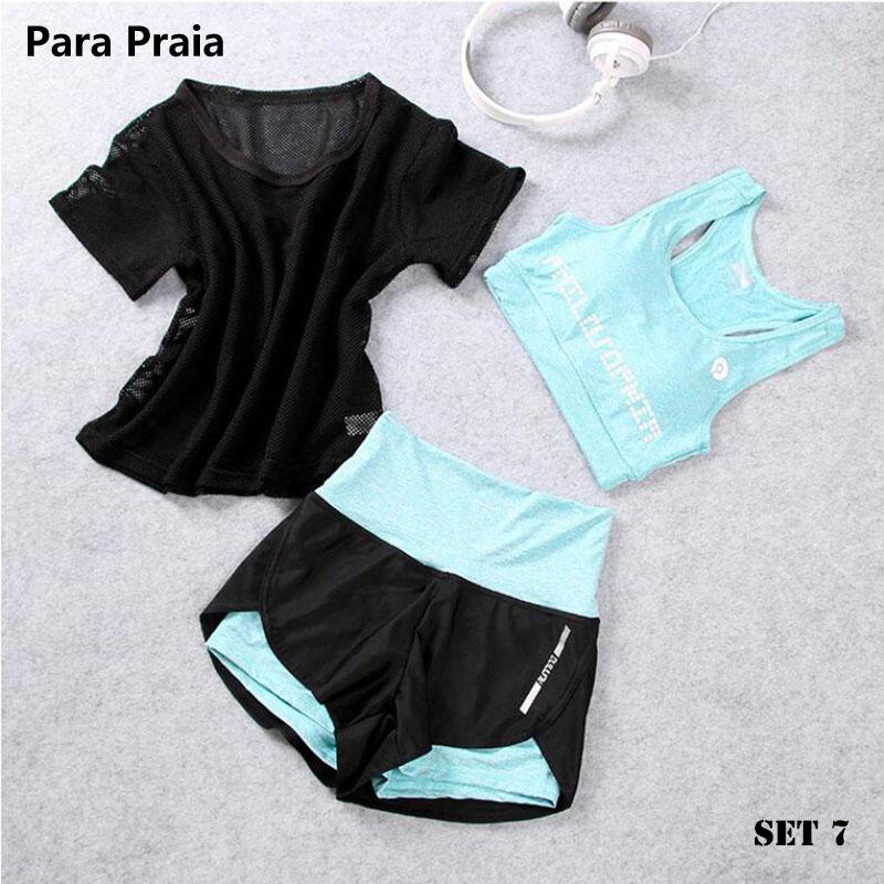 Cao Cấp Bộ Ba Tập Yoga Bộ Thể Thao Dành Cho Nữ Áo Bra Thể Thao Thể Dục Quần Áo Nữ Thể Thao Tập Gym Tập Thể Crop Top phụ Nữ