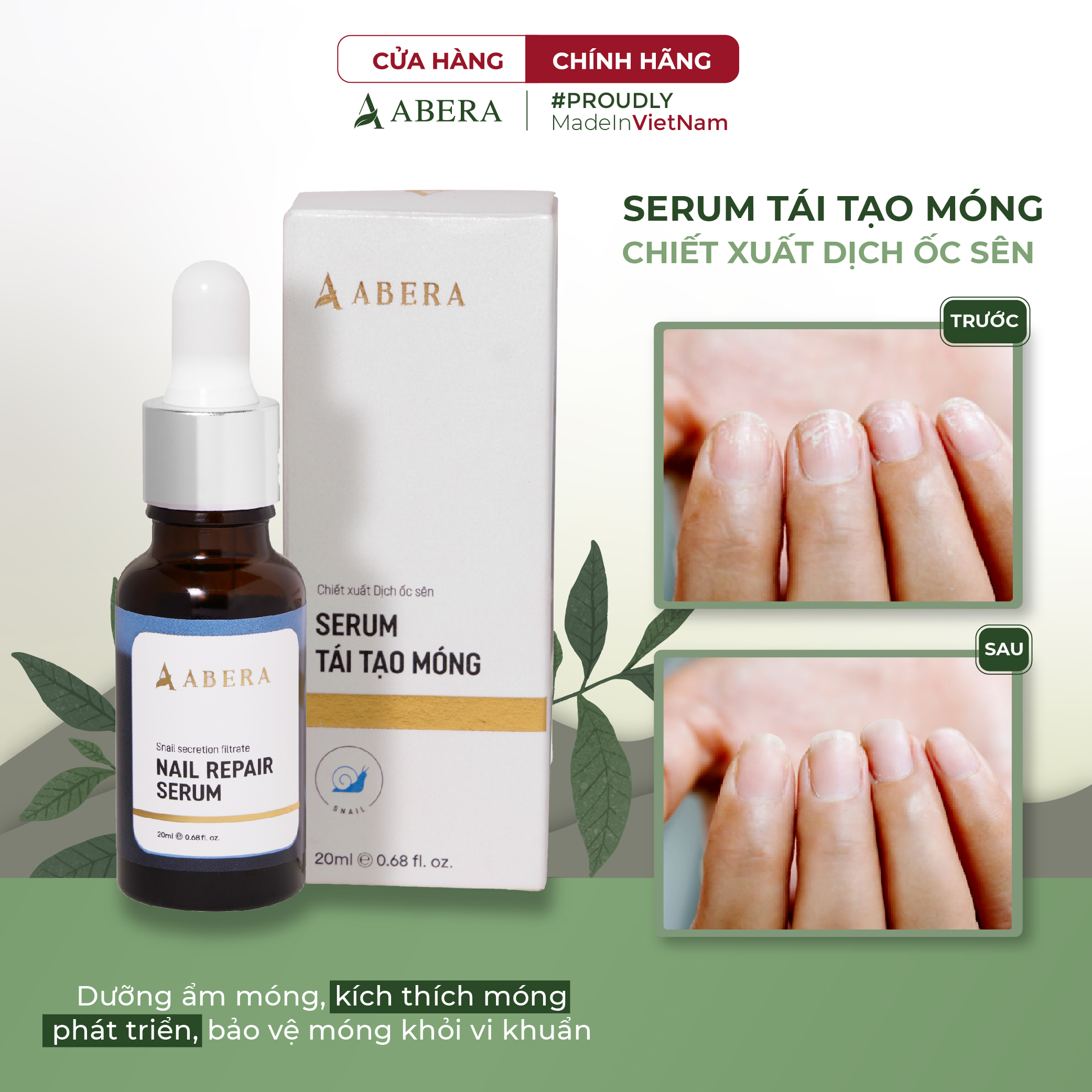 Serum Phục Hồi Móng ABERA Dưỡng Móng NAIL REPAIR Giải Pháp Chăm Sóc Móng Tối Ưu