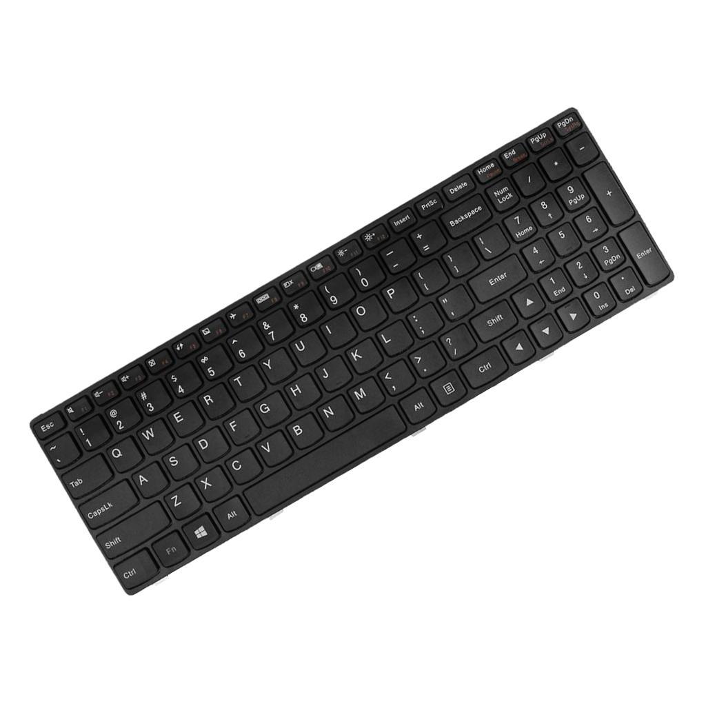 Replacement Laptop Keyboard US for Lenovo G500 G505 G510 Keyboard with Frame
