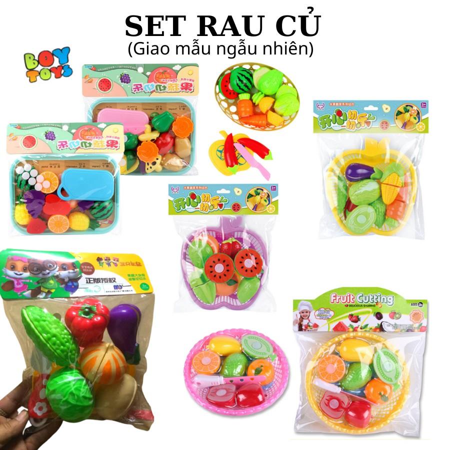 Set rau củ quả, hoa quả đủ loại cho bé thỏa sức đam mê và học cách nấu ăn