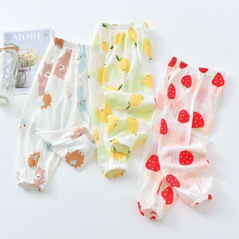 QUẦN CHỤC DÀI COTTON GIẤY CHO BÉ