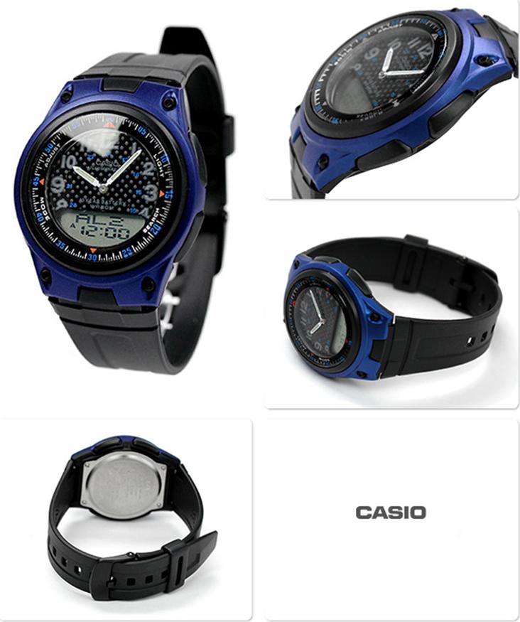 Đồng hồ nam dây nhựa Casio AW-80-2BVDF