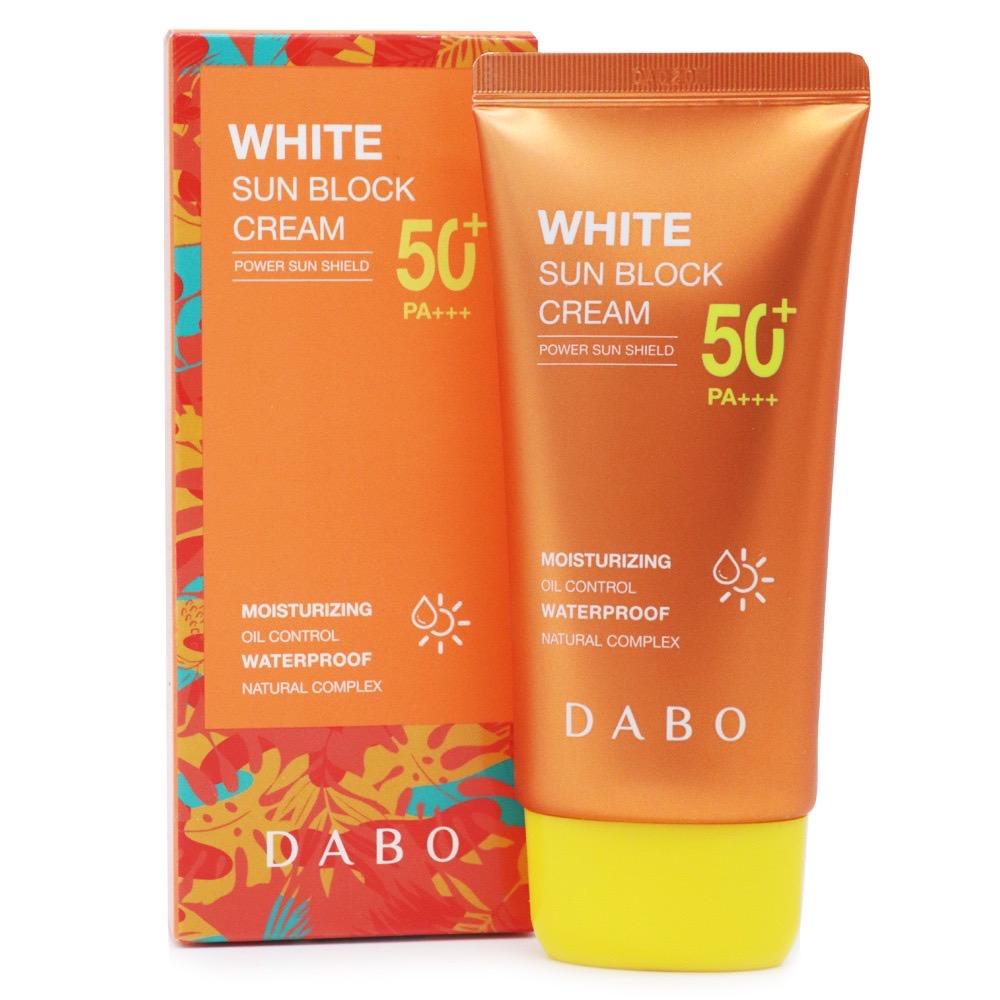 Kem chống nắng dưỡng da tác dụng 8h Hàn Quốc Dabo White Sunblock Cream SPF 50 PA+++ (70ml) - Hàng Chính Hãng