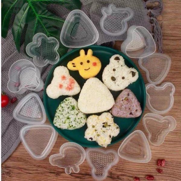 Set 7 Khuôn Cơm Nắm Onigiri Nhiều Hình