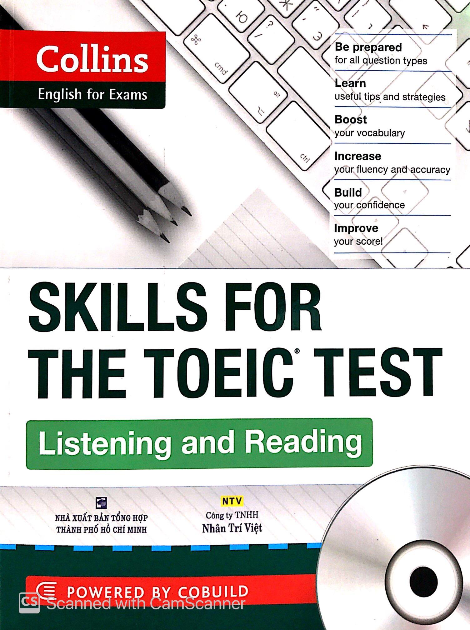Sách Collins - Skills for the TOEIC Test - Listening And Reading