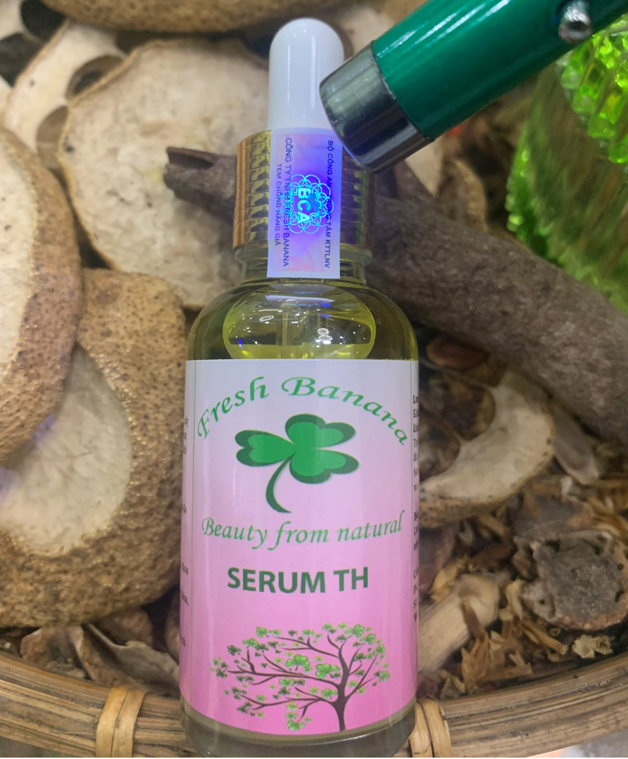 SERUM SẠCH MỤN THÂM, XÓA MỜ SẸO RỖ VÀ TRẮNG DA, SERUM TH FRESH BANANA (30ML)