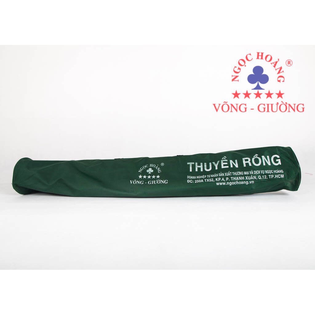 Bộ Khung võng Ngọc Hoàng Thuyền Rồng nặng 8kg, có đệm cao su dưới đế, bảo hành 12 tháng bao đổi mới, chịu lực 200kg