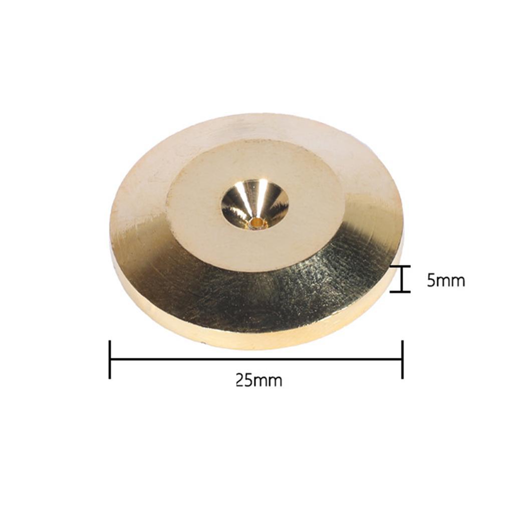 16x Universal Speaker Spikes Pads Mats for HiFi Amplifier CD DVD Player Gold