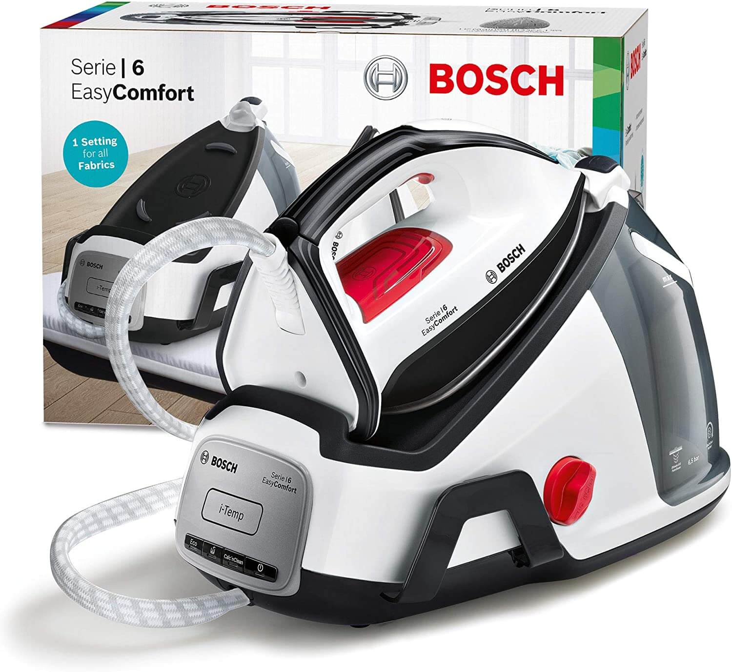 Bàn Là Hơi Nước Bosch Series 4 TDS4070, Bàn Ủi Hơi Nước Cầm Tay Công Suất 2400W, Nhập Đức