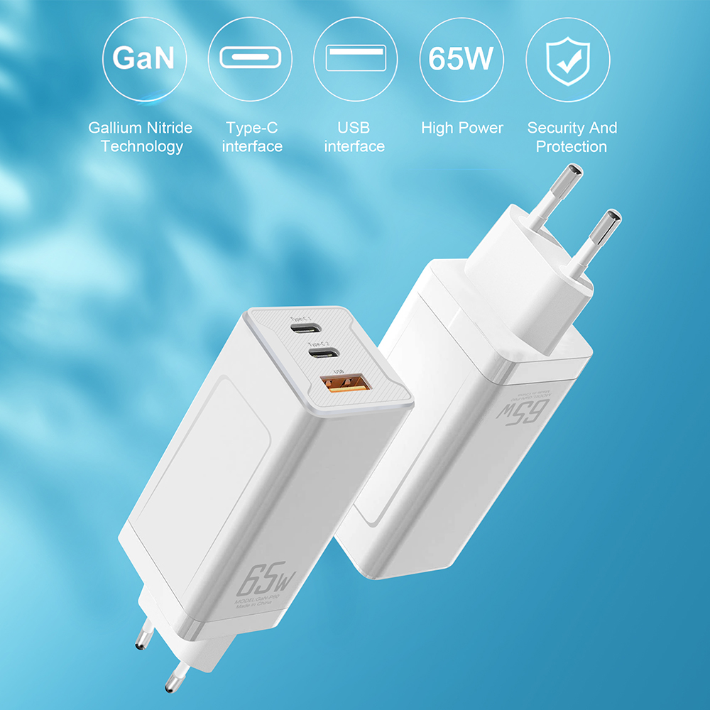 Bộ Chuyển Đổi Nguồn 65w USB PD Loại C Cho IPhone 12 Mini / 12 IPad Pro, Màu Trắng