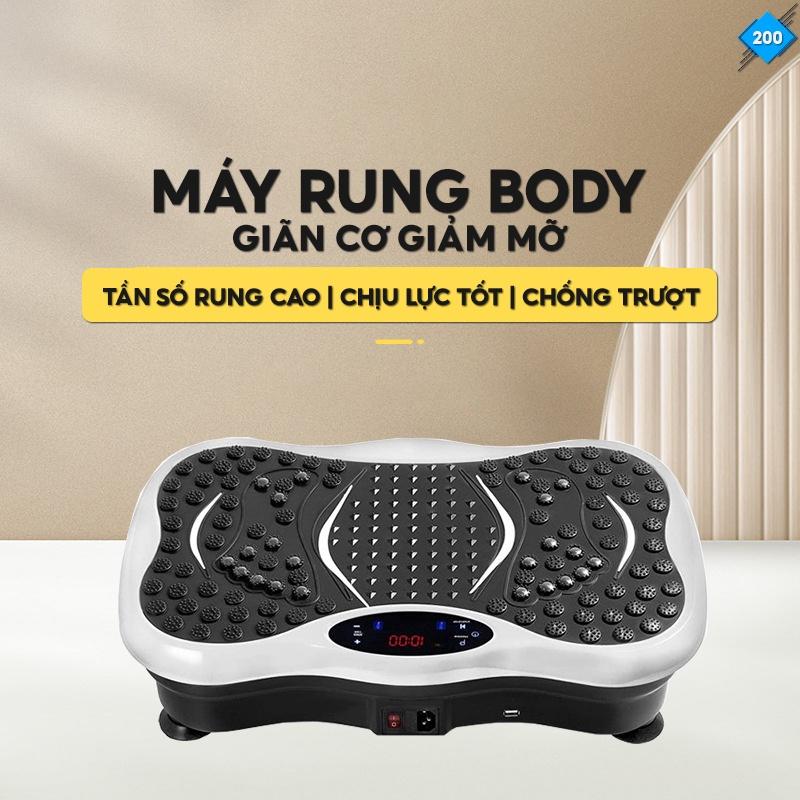 Máy Rung Toàn Thân Giảm Mỡ Cơ Cao Cấp Chịu Được Sức Nặng Lên Đến 150kg Nhiều Chế Độ Rung 200