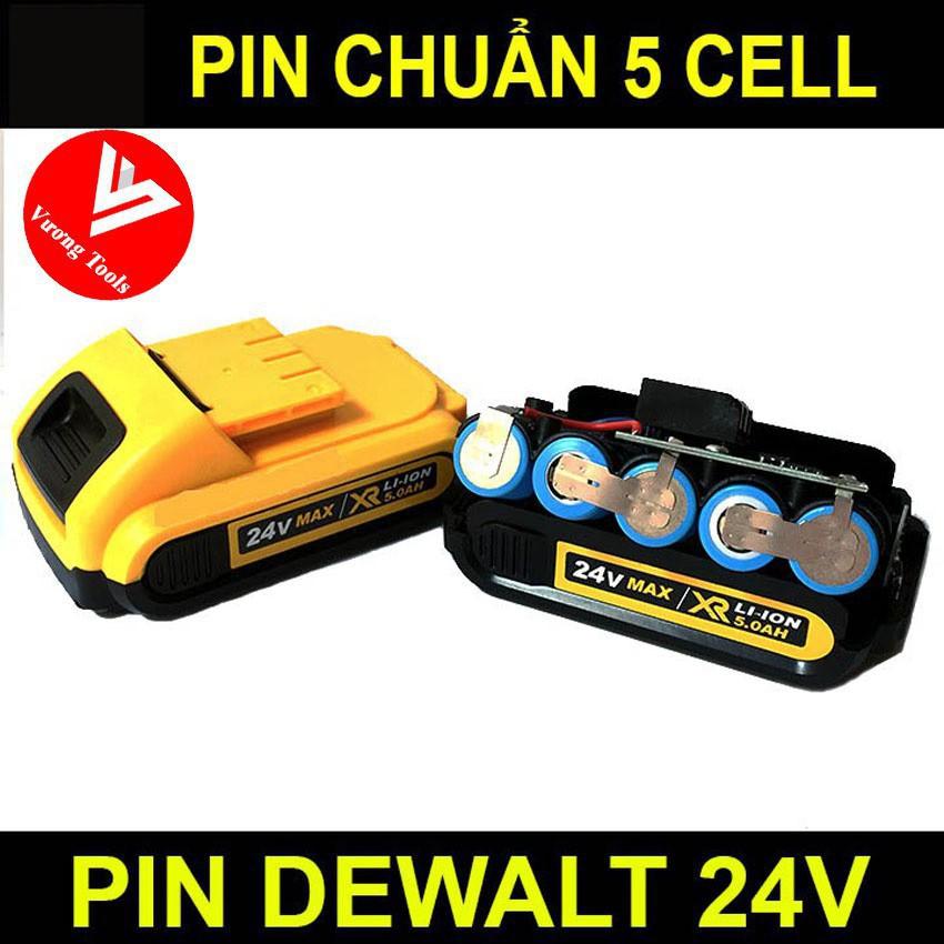 Máy Khoan Pin Dewalt 24V Có Búa, Máy khoan Cầm Tay Tặng Mũi Khoan