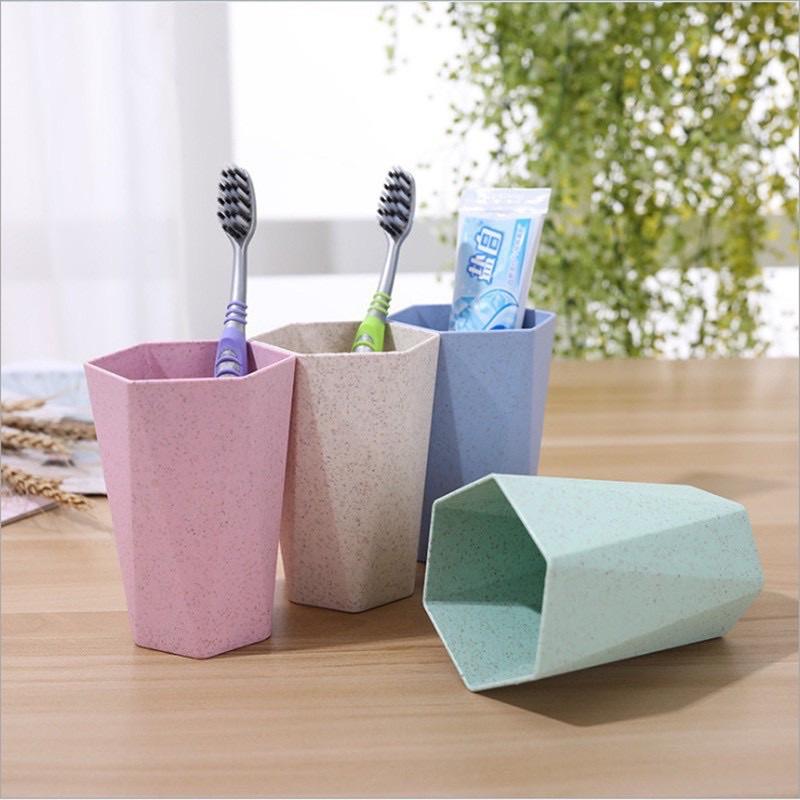 Cốc Đánh Răng Chịu Nhiệt 300ml Kiểu Dáng Hiện Đại - Ly Uống Nước Lúa Mạch